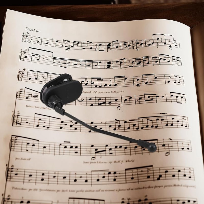 Kesyoo Black Metal Non Slip Clip Holder for Piano Sheet Music Stand Keyboard Accessories - Image 4